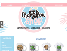 Tablet Screenshot of chamalow-shop.com